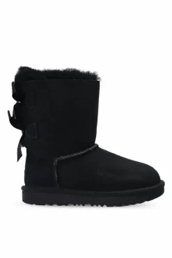 UGG Kids BLACK 'Bailey Bow II’ snow boots