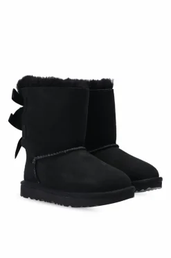 UGG Kids BLACK 'Bailey Bow II’ snow boots