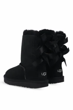 UGG Kids BLACK 'Bailey Bow II’ snow boots