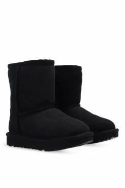 UGG Kids BLACK ‘Classic II’ snow boots