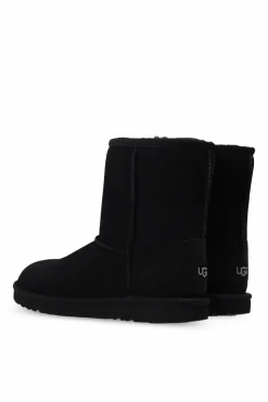 UGG Kids BLACK ‘Classic II’ snow boots