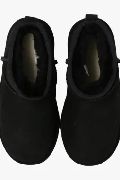 UGG Kids BLACK ‘Classic Ultra Mini’ boots