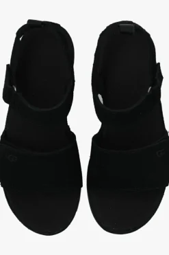 UGG Kids BLACK ‘Goldenstar’ sandals