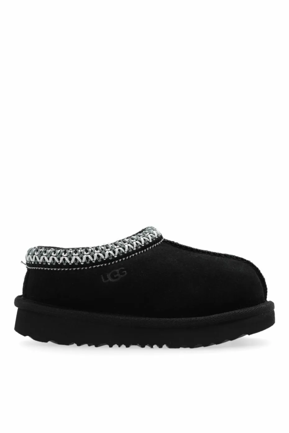 UGG Kids BLACK Shoes with embroidered pattern ‘T Tasman II’