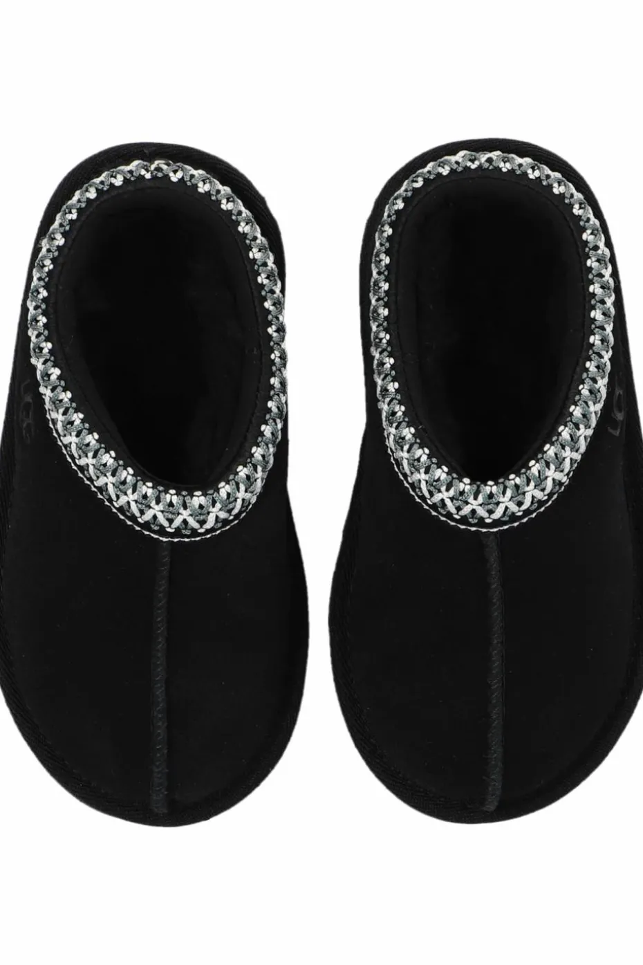 UGG Kids BLACK Shoes with embroidered pattern ‘T Tasman II’
