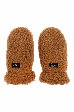 UGG Kids BROWN Fleece gloves