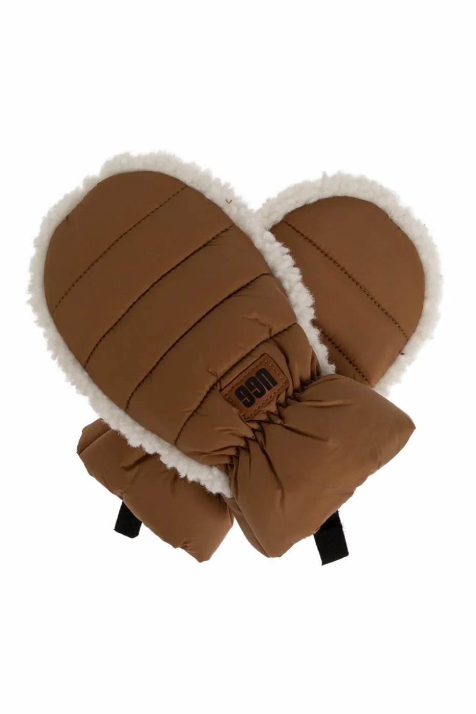 UGG Kids BROWN Gloves with logo