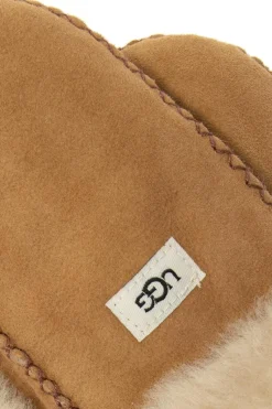 UGG Kids BROWN Insulated gloves with logo