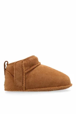 UGG Kids BROWN Suede Baby Shoes Baby Classic Ultra Mini