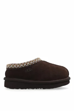 UGG Kids BROWN ‘T Tasman II’ slides