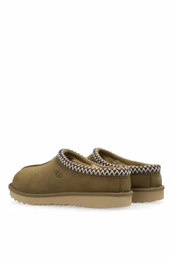 UGG Kids GREEN Suede Slides ‘Tasman II’