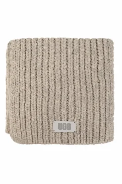 UGG Kids GREY Scarf with logo patch