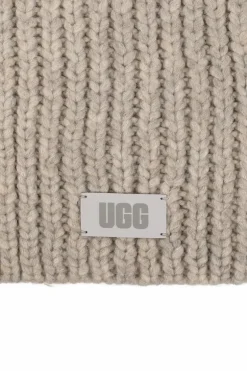 UGG Kids GREY Scarf with logo patch