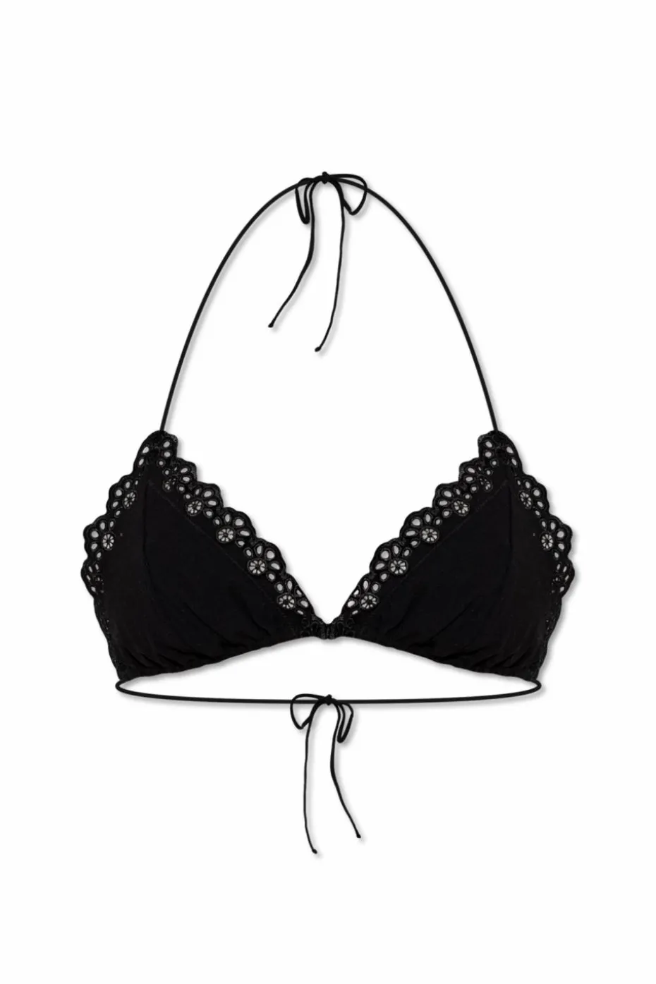 Ulla Johnson BLACK Cefalu swimsuit top