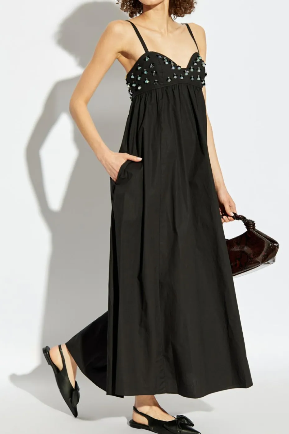 Ulla Johnson BLACK Dress Harlan