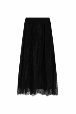 Ulla Johnson BLACK Lace skirt Amelie