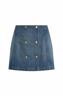 Ulla Johnson BLUE Denim skirt