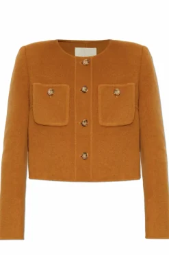 Ulla Johnson BROWN Wool Jacket Eve