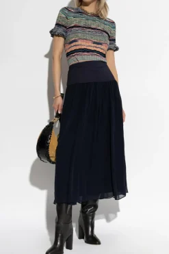 Ulla Johnson NAVY BLUE Skirt "Vika"