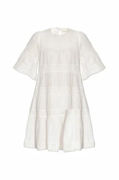 Ulla Johnson WHITE Dress Senna