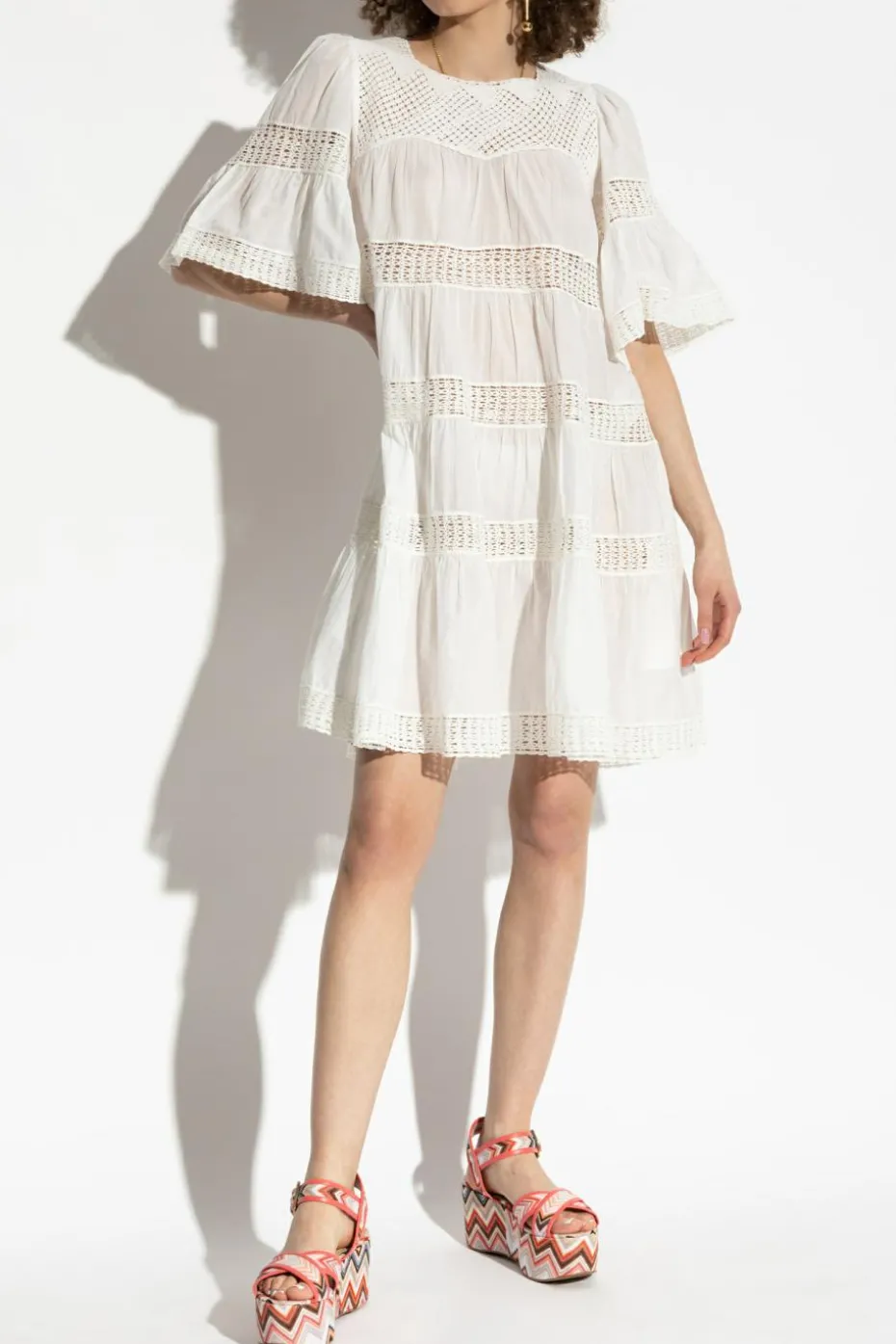 Ulla Johnson WHITE Dress Senna