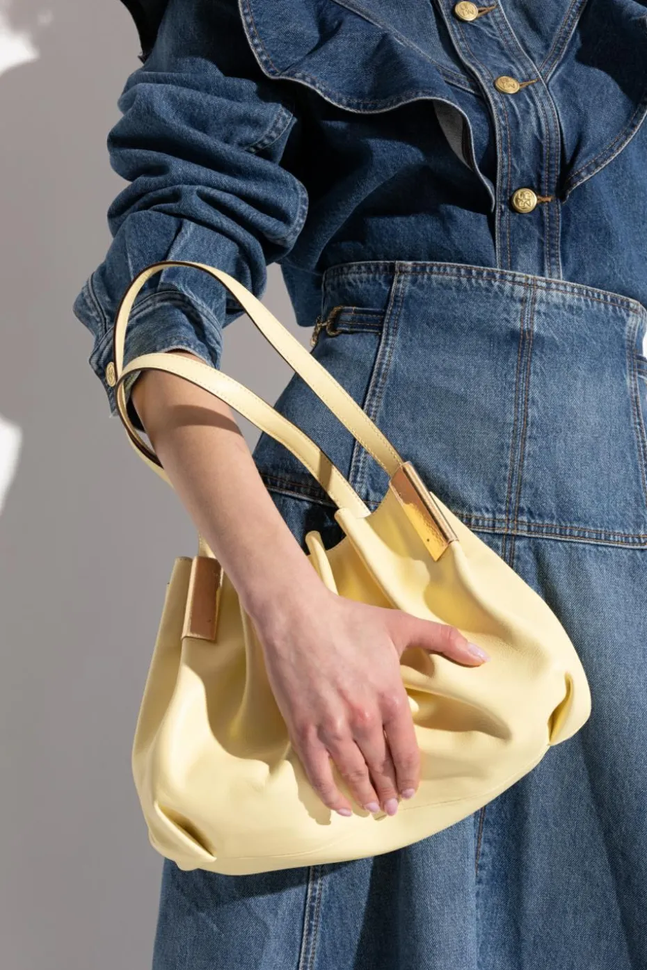 Ulla Johnson YELLOW Shoulder bag Isadora Mini