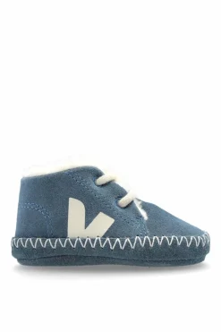 Veja Kids BLUE "BABY WINTER LIGHT ZZ SUEDE" shoes