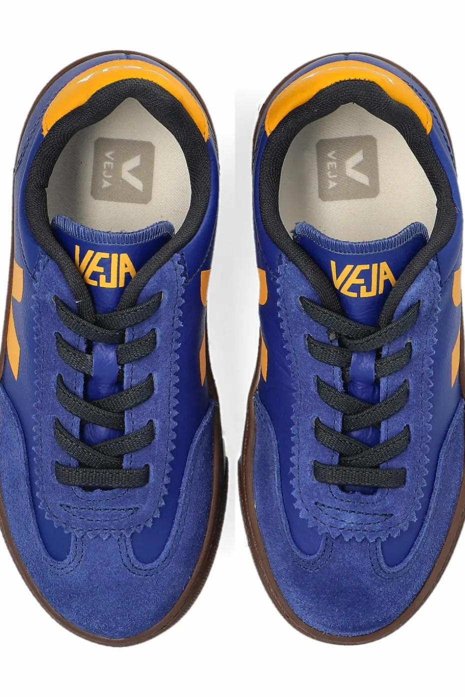 Veja Kids BLUE Sports shoes "SMALL VOLLEY O.T. LEATHER"