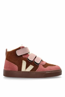 Veja Kids BROWN Shoes "SMALL V-10 MID WINTER SUEDE"