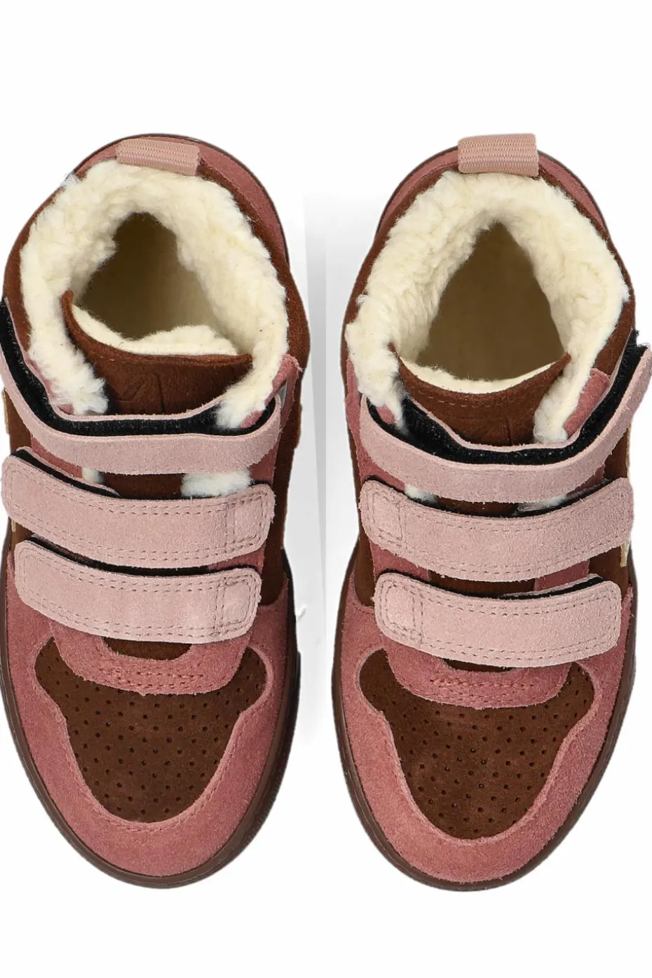 Veja Kids BROWN Shoes "SMALL V-10 MID WINTER SUEDE"