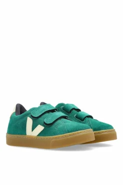 Veja Kids GREEN Sports shoes `SMALL ESPLAR SUEDE`