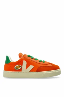 Veja Kids ORANGE Sneakers X THE SOCIAL FOOD LEATHER