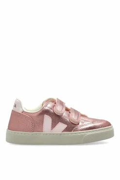 Veja Kids PINK Sports shoes "SMALL V-12 LEATHER"
