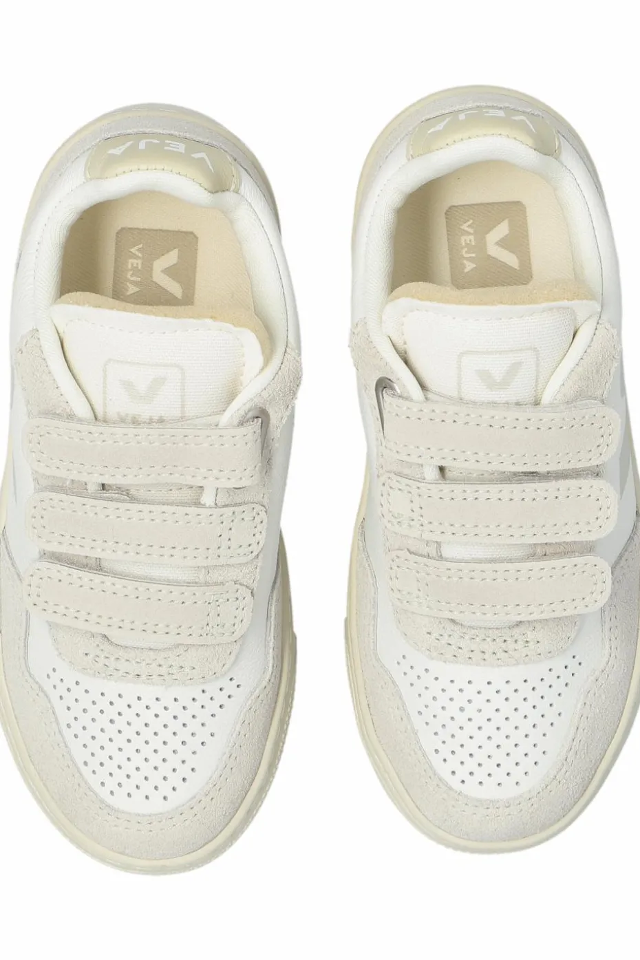 Veja Kids WHITE Sneakers SMALL V-90 O.T. LEATHER