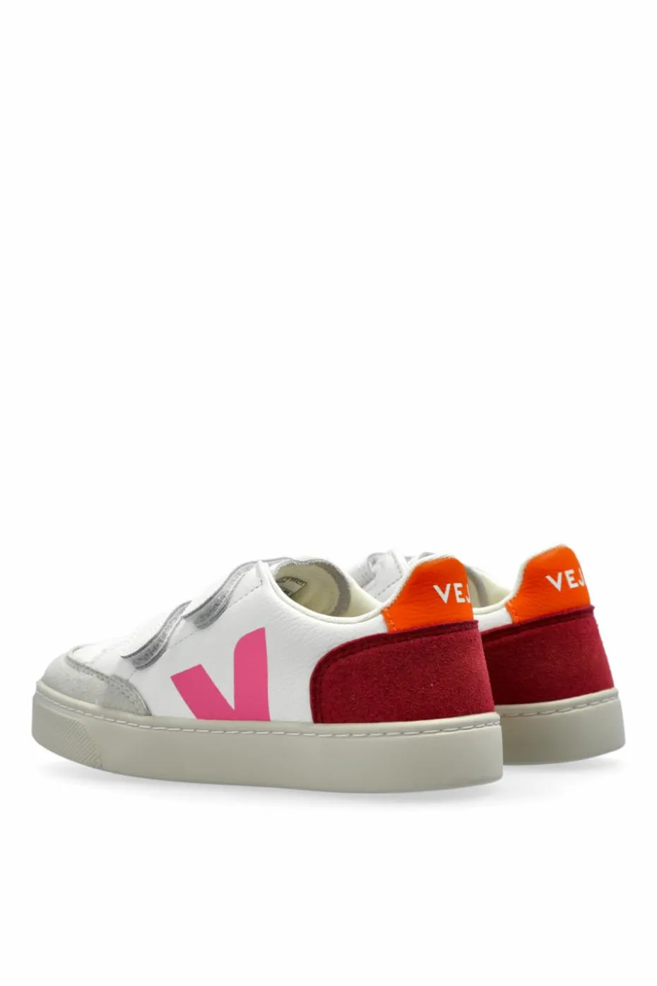 Veja Kids WHITE Sports shoes "SMALL V-12 LEATHER"