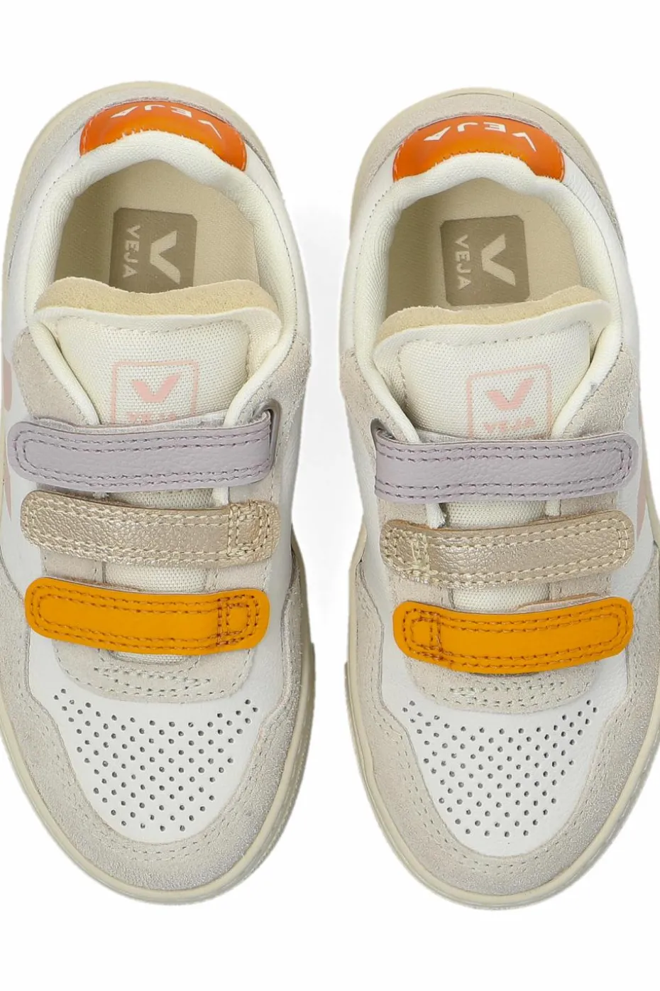 Veja Kids WHITE Sports shoes "SMALL V-90 O.T. LEATHER"