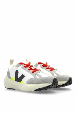 Veja Kids WHITE Sports shoes "SMALL CANARY O.T. LEATHER"