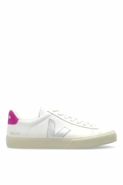 Veja WHITE "CAMPO LEATHER" sports shoes