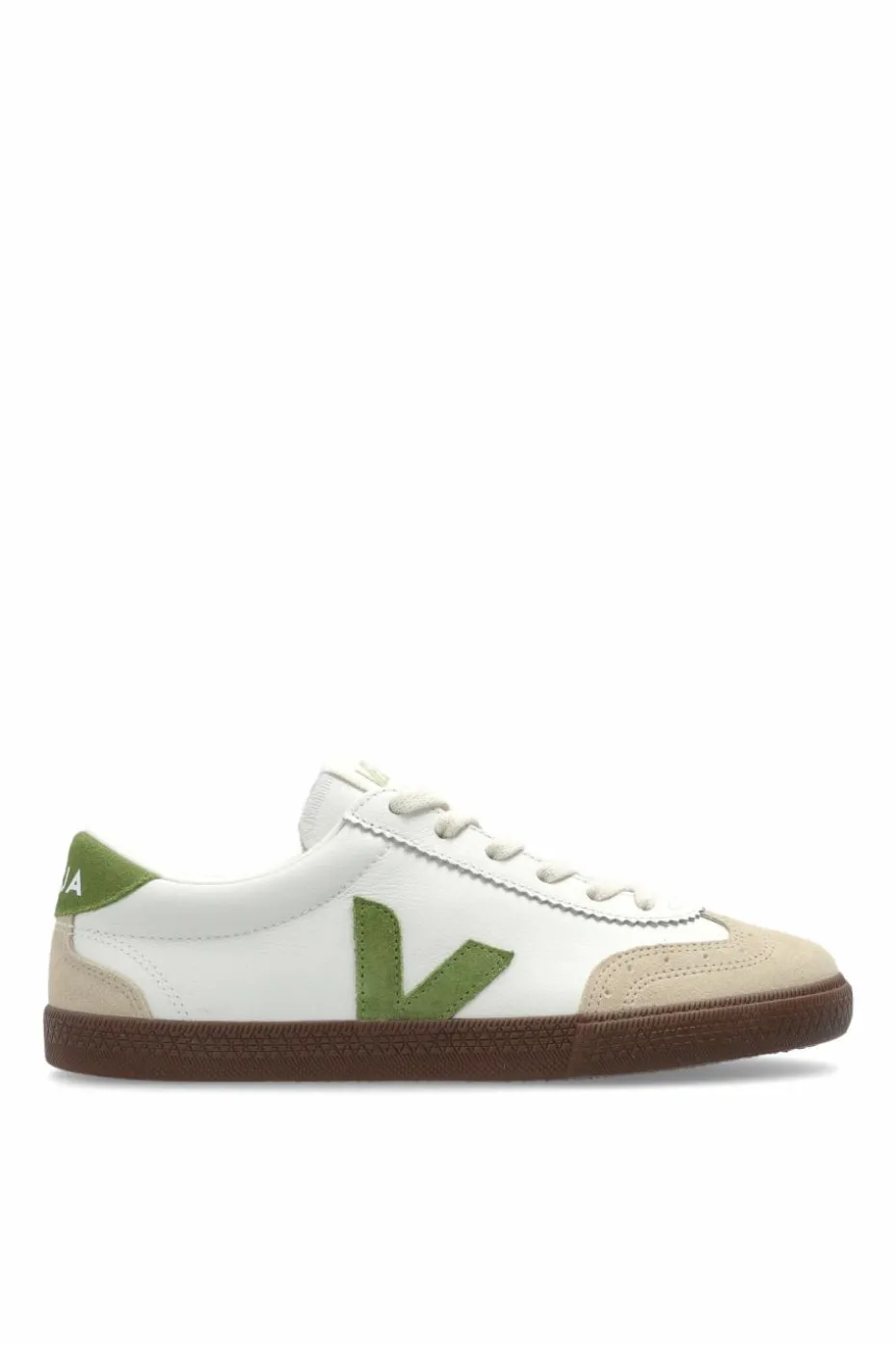 Veja WHITE "VOLLEY O.T. LEATHER" sports shoes