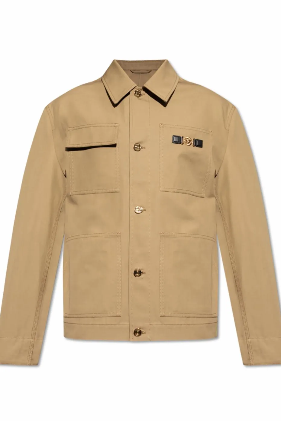 Versace beige Jacket with appliqué