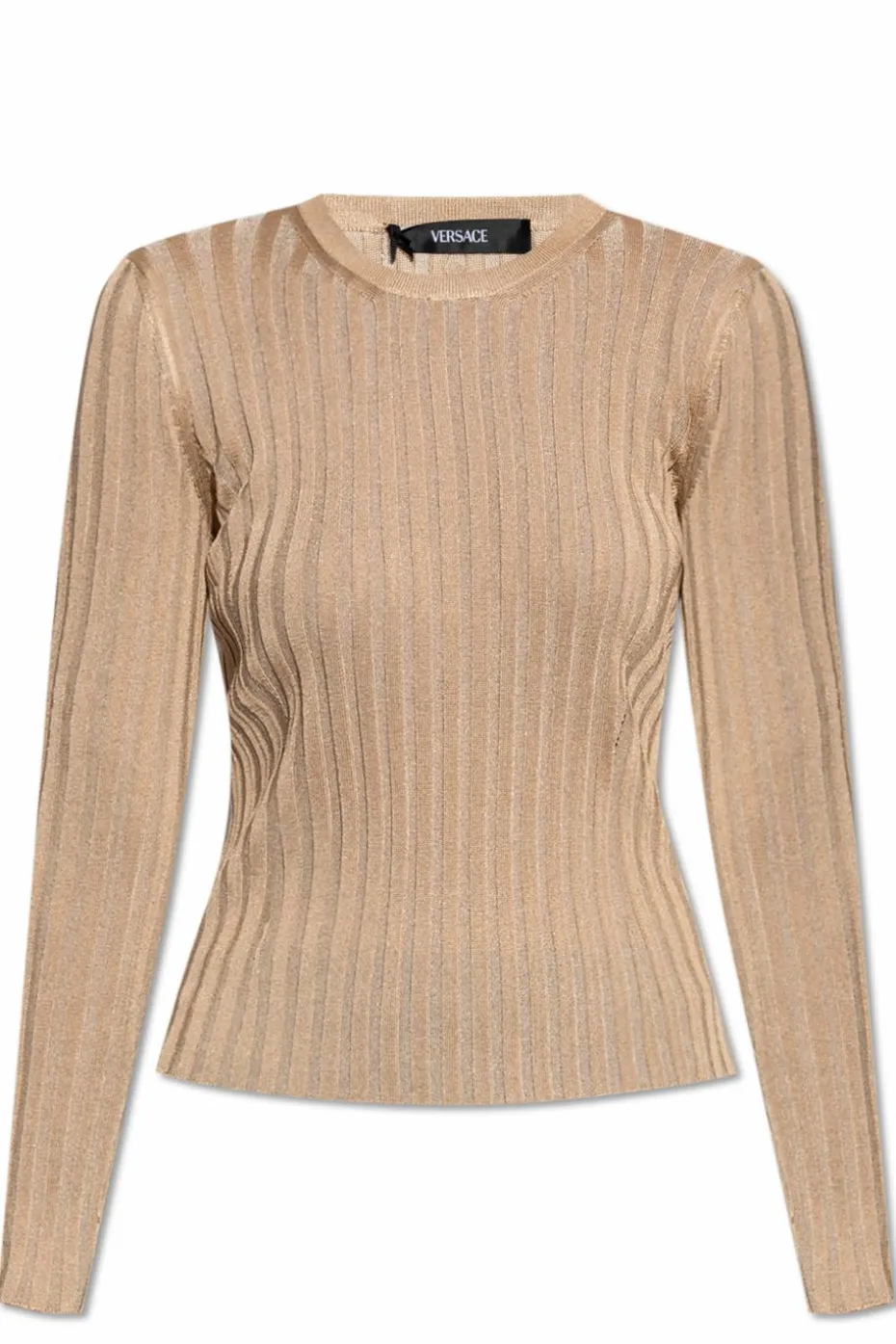 Versace beige Ribbed top