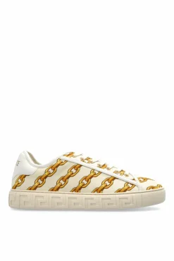 Versace beige Sneakers with print