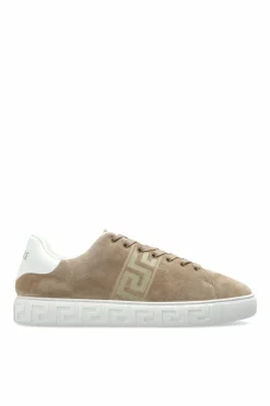 Versace beige Sports shoes with logo