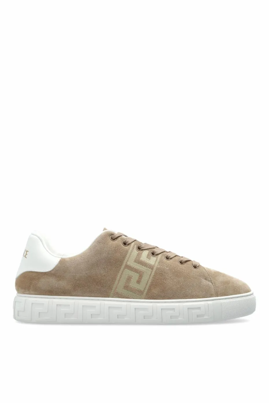 Versace beige Sports shoes with logo