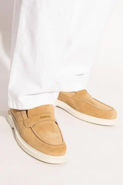 Versace beige Suede shoes type loafers
