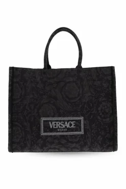 Versace BLACK ‘Athena Large’ shopper bag