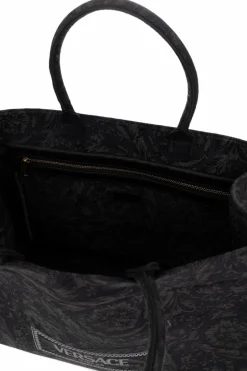 Versace BLACK ‘Athena Large’ shopper bag