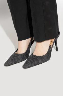 Versace BLACK Barocco pumps