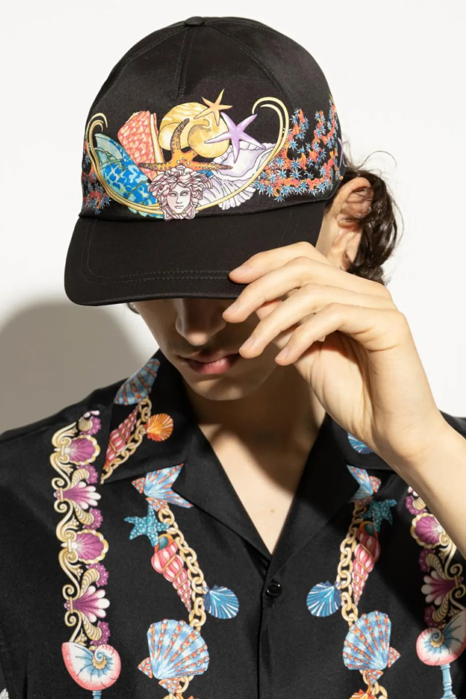 Versace BLACK Baseball cap