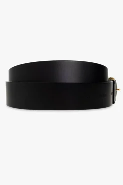 Versace BLACK Belt with Medusa Biggie buckle